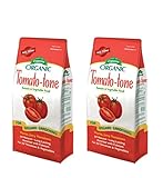 Espoma Organic Tomato-Tone 3-4-6 with 8% Calcium. Organic Fertilizer for All Types of Tomatoes and Vegetables. Promotes Flower and Fruit Production. 4 lb. Bag - Pack of 2