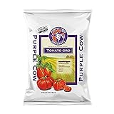 Purple Cow Organics Ready to Use Tomato GRO All Natural Activated Compost Formulated Plant Food for Flavorful and Bountiful Harvest, 25 Pound Bag