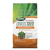 Scotts Turf Builder Grass Seed Bermudagrass with Fertilizer and Soil Improver, Drought-Tolerant, 4 lbs.
