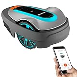 GARDENA 15001-41 SILENO City - Automatic Robotic Lawn Mower, with Bluetooth app and Boundary Wire, one of The quietest in its Class, for lawns up to 2700 Sq Ft, Made in Europe, Grey
