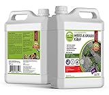 ECO Garden PRO - Organic Vinegar Weed Killer | Kid/Pet Safe | Clover Moss Killer for Lawns | Green Grass & Poison Ivy Killer | Spray Ready Glyphosate Free Herbicide (1 Gallon)
