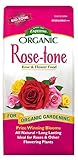 Espoma Organic Rose-Tone 4-3-2 Organic Fertilizer for All Types of Roses and Other Flowering Plants. Promotes Vigorous Green Growth and Abundant Blooms. 4 lb. Bag - Pack of 2