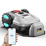 YARDCARE Robotic Lawn Mower – App-Controlled, Self-Charging Automatic Mower with Custom Cutting Height, Weather Sensor & Obstacle Detection – Ideal for Lawns up to 4300 sq.ft