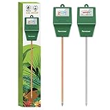 Kensizer Soil Tester, Soil Moisture/pH Meter, Gardening Farm Lawn Test Kit Tool, Digital Plant Probe, Water Hydrometer for Indoor Outdoor