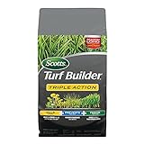 Scotts Turf Builder Triple Action - Weed Killer & Preventer, Lawn Fertilizer, Prevents Crabgrass, Kills Dandelion, Clover, Chickweed & More, Covers up to 4,000 sq. ft., 20 lb