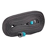 Gilmour 870501-1001 50 feet Garden Hose Flat Soaker Black