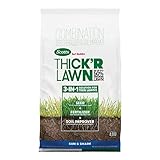 Scotts Turf Builder THICK'R LAWN Grass Seed, Fertilizer, and Soil Improver for Sun & Shade, 4,000 sq. ft., 40 lbs.