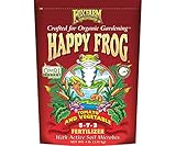 FoxFarm Happy Frog Garden Tomato and Vegetable Soil Dry Plant Fertilizer Mix for Outdoor Organic Plant and Garden Care, 4 Pound Bag (FX14690)