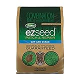 Scotts EZ Seed Patch & Repair Sun and Shade Mulch, Grass Seed, Fertilizer Combination for Bare Spots and Repair, 20 lb