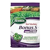 Scotts Turf Builder Bonus S Southern Weed & Feed2, Weed Killer and Lawn Fertilizer, 5,000 sq. ft., 17.24 lbs.