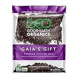 The Good Earth Organics, Gaia's Gift Premium Potting Soil, Organic Potting Soil for Heavy Feeding Plants Like Tomatoes, Hops & More (10 Gallon)