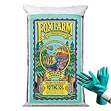 FoxFarm Ocean Forest Potting Soil Organic Mix Indoor Outdoor for Garden and Plants - Organic Plant Fertilizer - 38.5 Quart (1.5 cu ft). - (Bundled with Pearsons Protective Gloves) (1 Pack)
