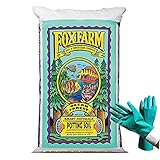 FoxFarm Ocean Forest Potting Soil Organic Mix Indoor Outdoor for Garden and Plants - Organic Plant Fertilizer - 38.5 Quart (1.5 cu ft). - (Bundled with Pearsons Protective Gloves) (1 Pack)