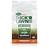 Scotts Turf Builder THICK'R LAWN Grass Seed, Fertilizer, and Soil Improver for Bermudagrass, 4,000 sq. ft., 40 lbs.