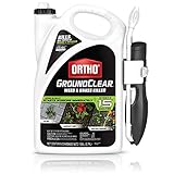 Ortho GroundClear Weed & Grass Killer Ready-to-Use - Grass Weed Killer Spray, Use in Landscape Beds, Around Vegetable Gardens, on Patios & More, Broadleaf Weed Killer, See Results in 15 Minutes, 1 gal